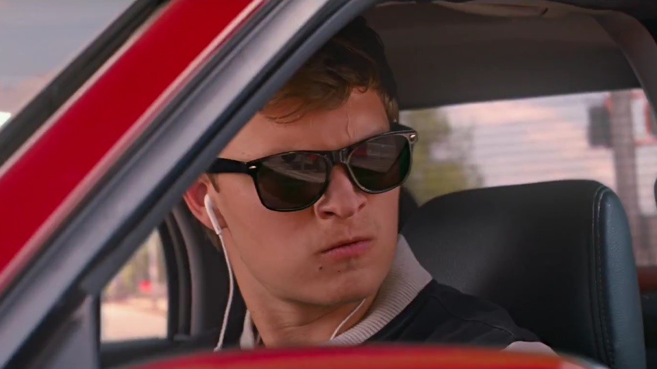 Ansel Elgort in Baby Driver