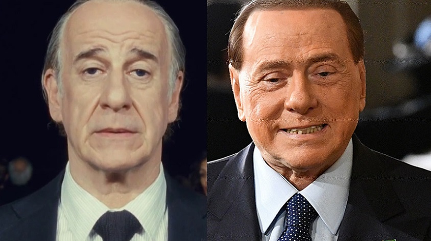 Toni Servillo e Silvio Berlusconi