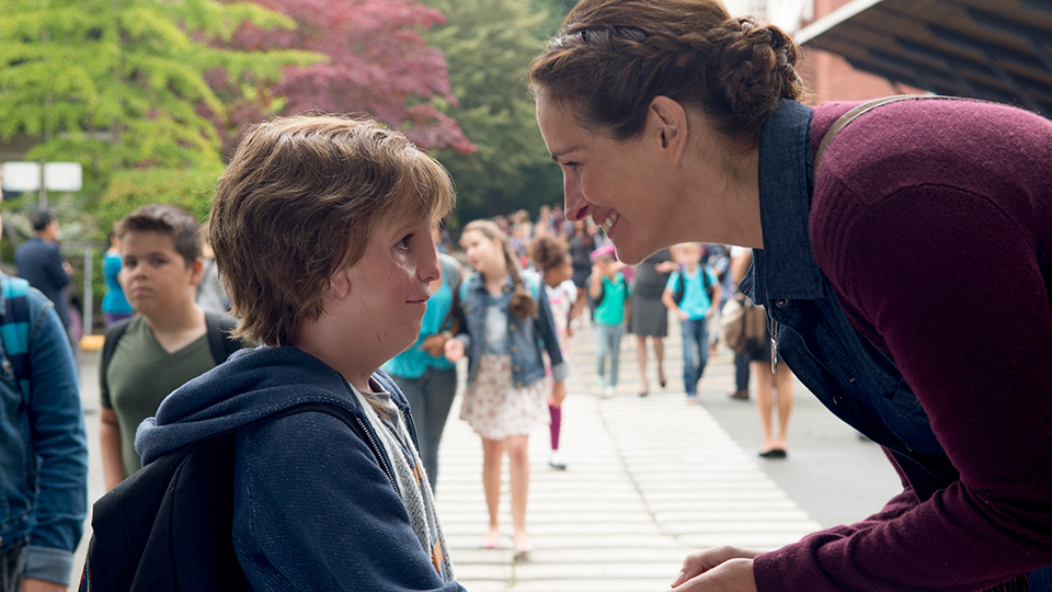 Julia Roberts e Jacob Trambley in Wonder