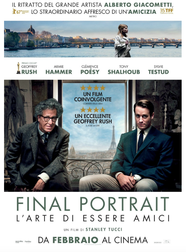 Final Portrait – L’arte di essere amici