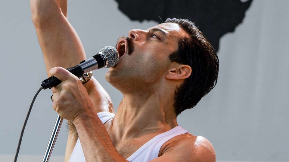 Rami Malek in Bohemian Rhapsody