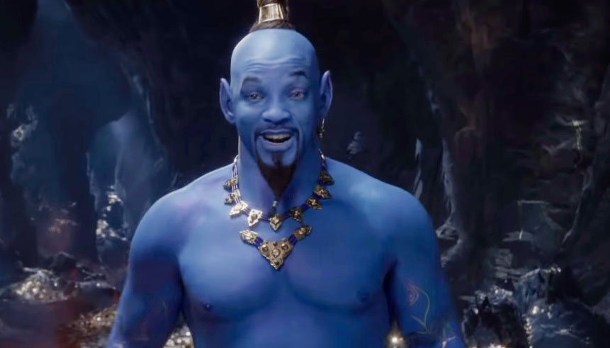 Will Smith è il genio di Aladdin