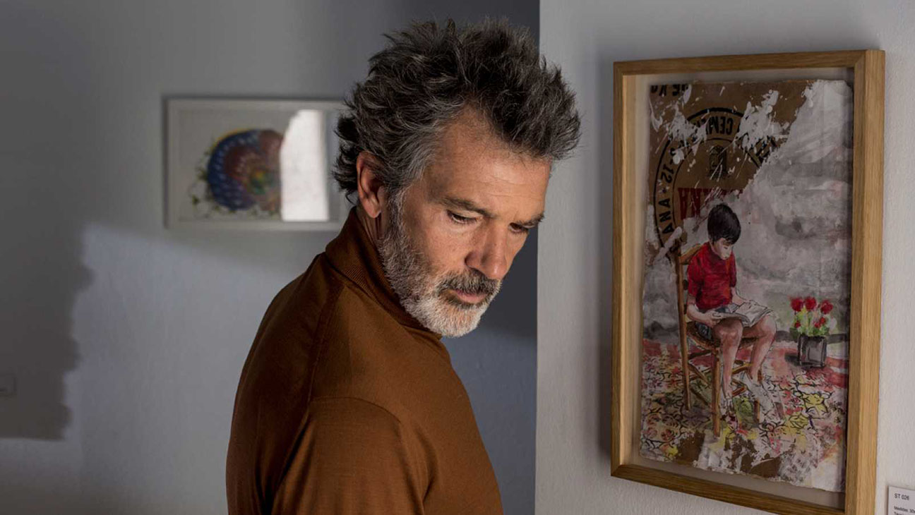 Antonio Banderas in Dolor y Gloria di Almodóvar