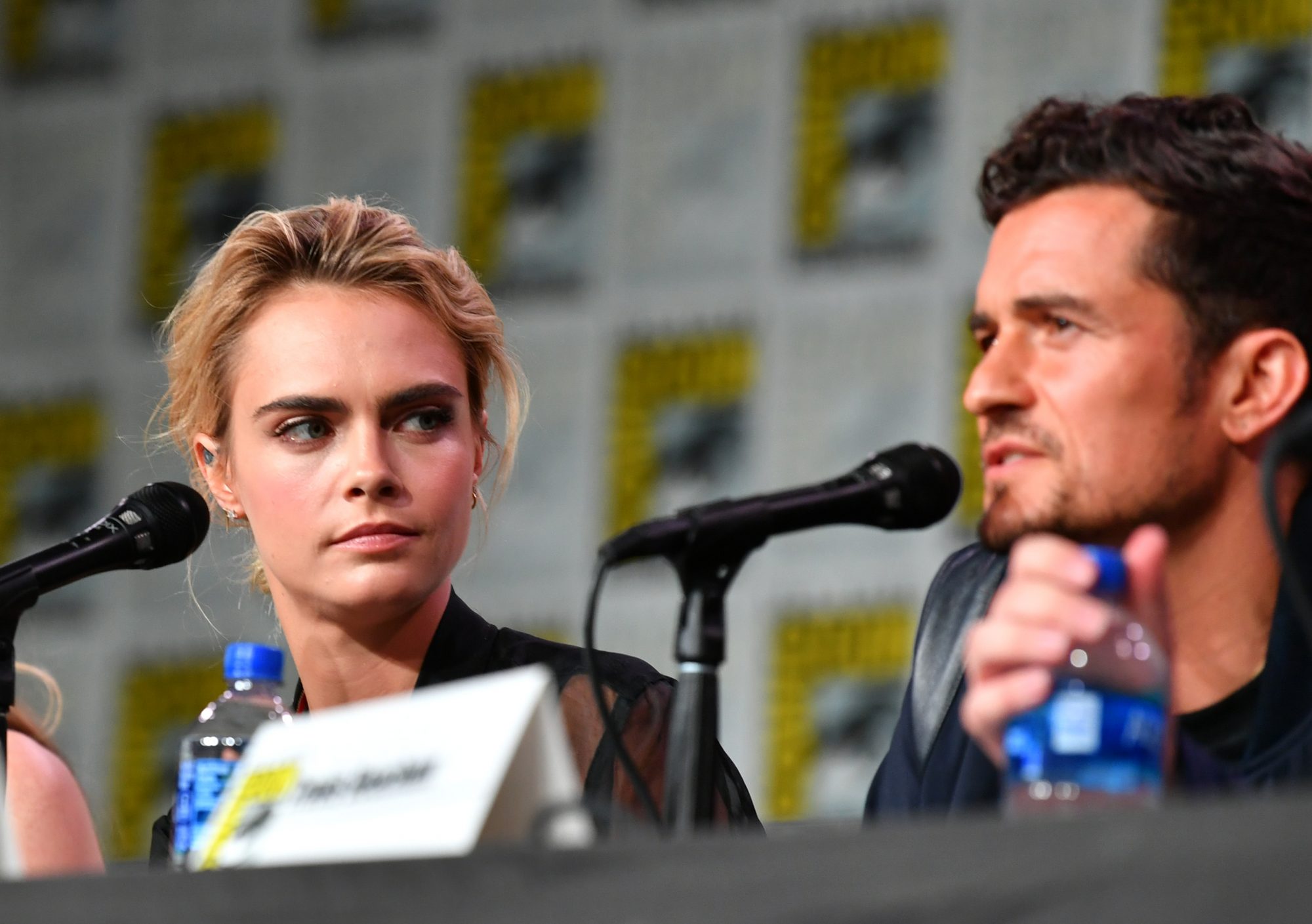 Cara Delevingne e Orlando Bloom al Comic-Con 2019