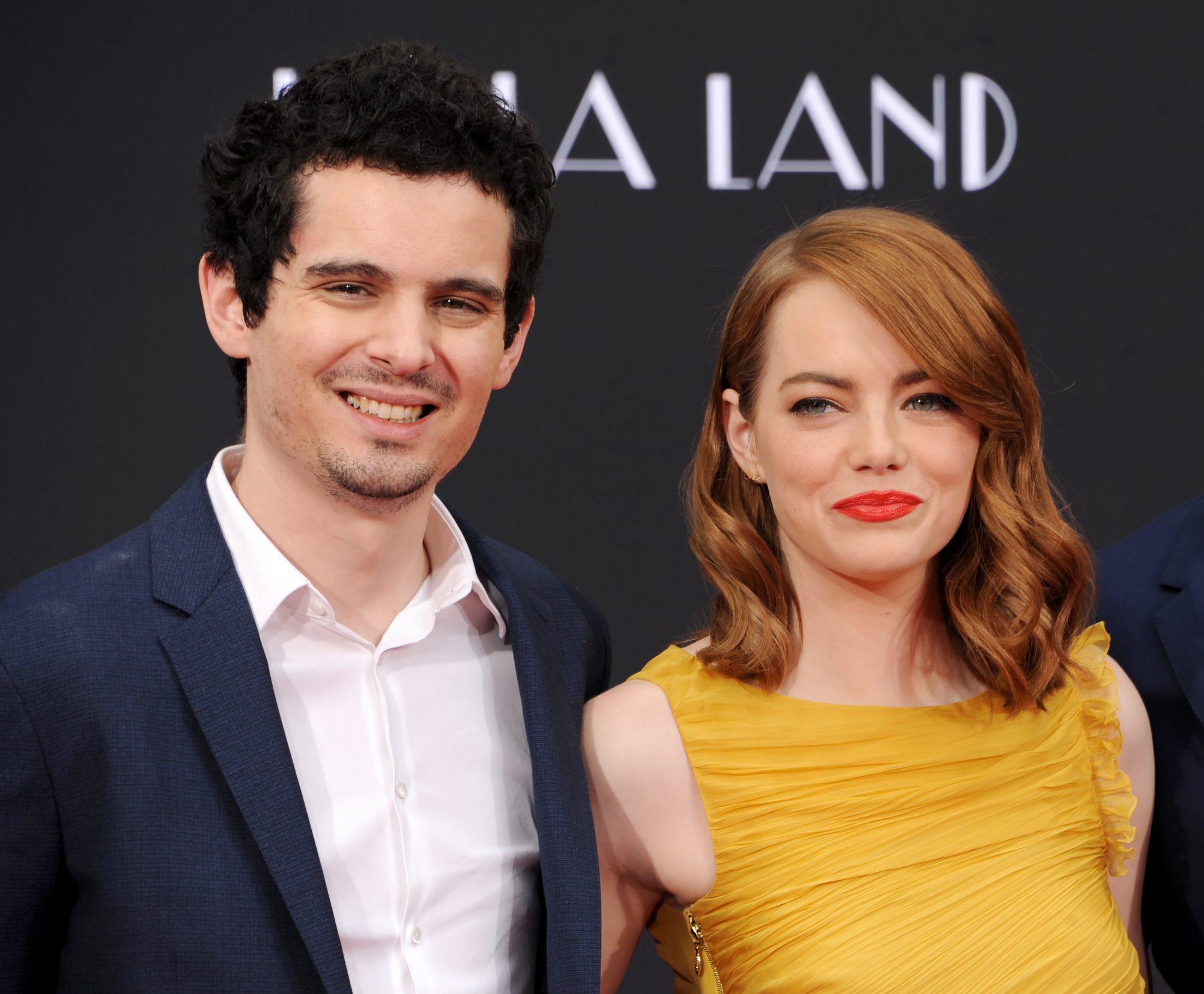 Damien Chazelle con Emma Stone