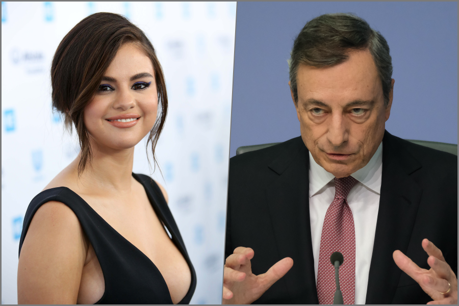 Selena Gomez Mario Draghi