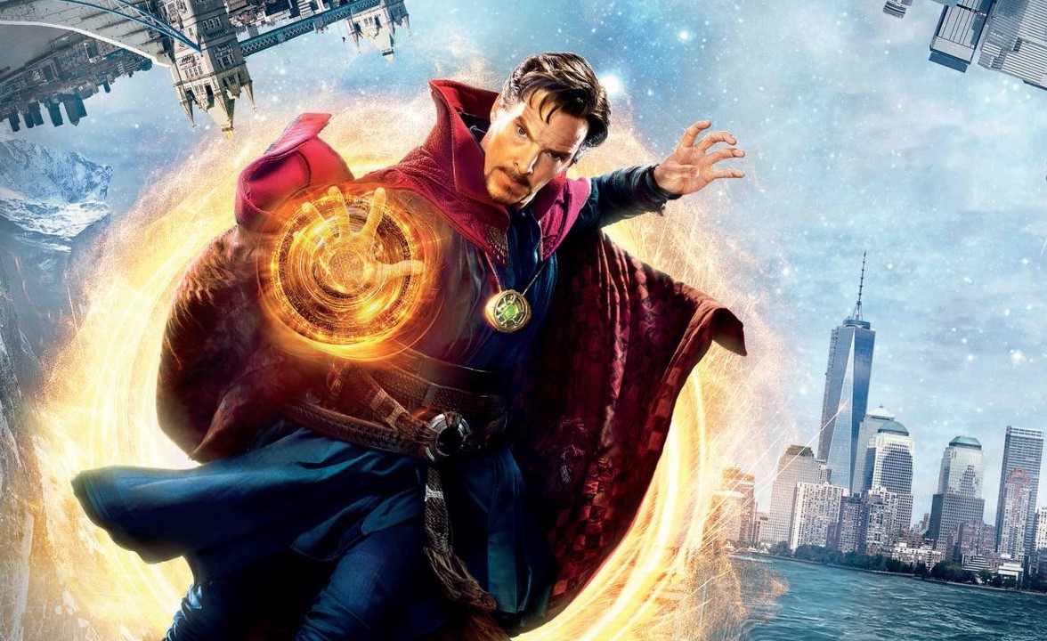 Benedict Cumberbatch nel film Marvel Doctor Strange