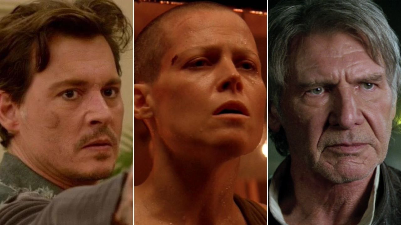 Johnny Depp Sigourney Weaver Harrison Ford